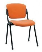 стул era оранжевый каркас чёрный